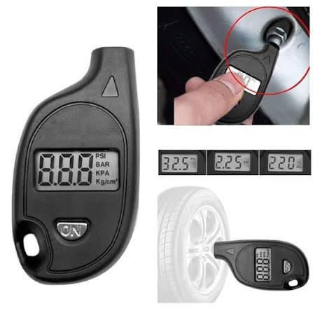 **Digital LCD Tyre Pressure Gauge | Mini Portable Car & Bike Tire Pressure Tester | Universal Auto Tyre Air Pressure Meter**