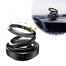 **Solar Powered Rotating Car Dashboard Perfume | Auto-Rotation Car Interior Decoration | Stylish Car Air Freshener & Dashboard Ornament**