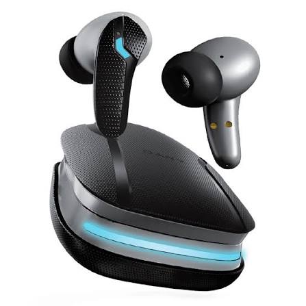 Airdots 400 Wireless Earbuds – Bluetooth 5.4, IPX5 Water Resistant, Quad Mic Noise Cancellation, 40H Playtime & Gaming Earphones