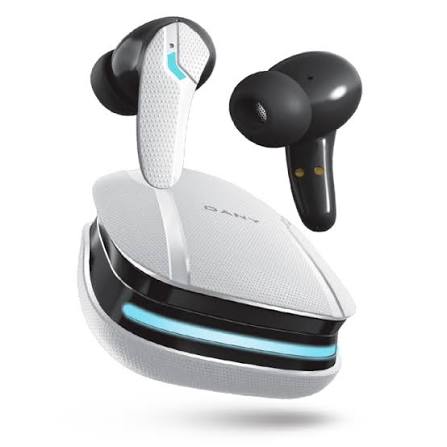 Airdots 400 Wireless Earbuds – Bluetooth 5.4, IPX5 Water Resistant, Quad Mic Noise Cancellation, 40H Playtime & Gaming Earphones