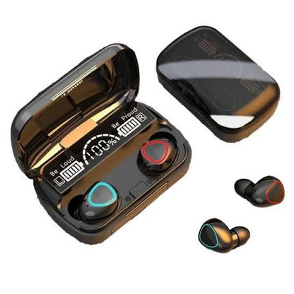 M10 & M90 TWS Wireless Earbuds – Super Sound, Touch Control, Built-in Mic, Bluetooth Headphones with Charging Case